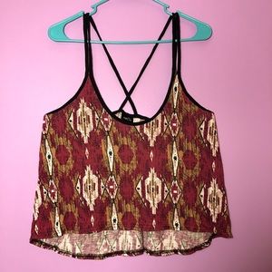 Maroon Rue 21 Crop Top